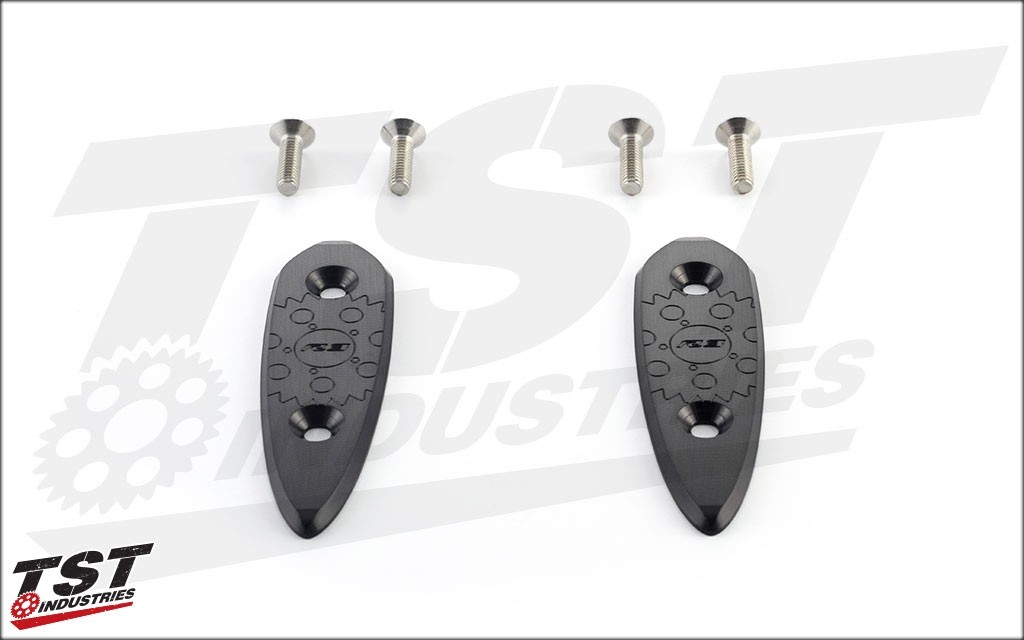 TST Industries YZF-R25/R3用 ミラーブロックオフプレート