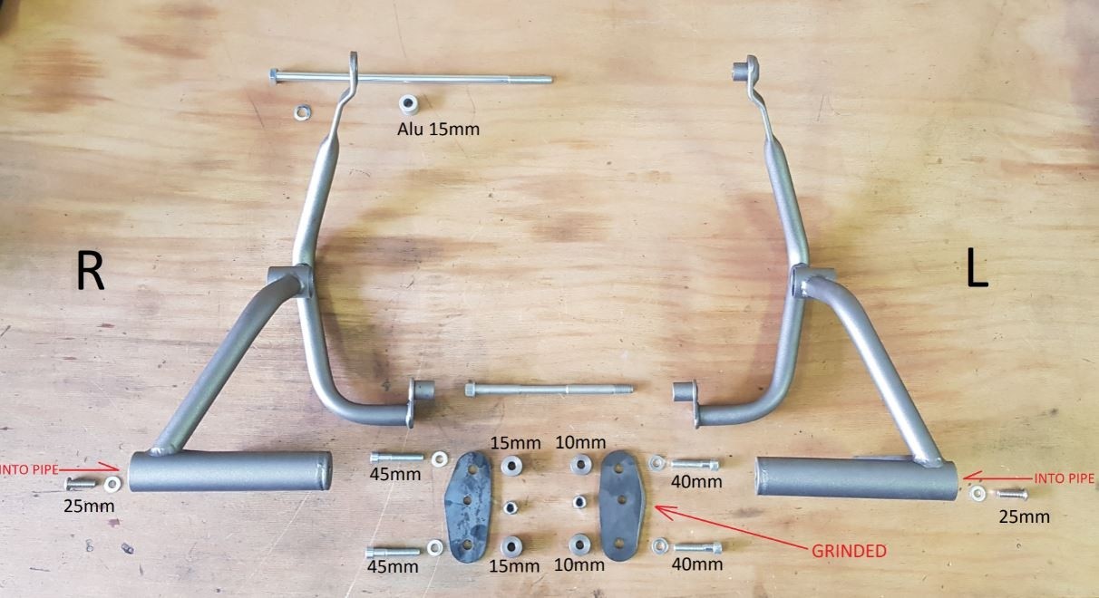 プロスタント愛用 KTM DUKE125/200/390(17-18)用 スタントケージ