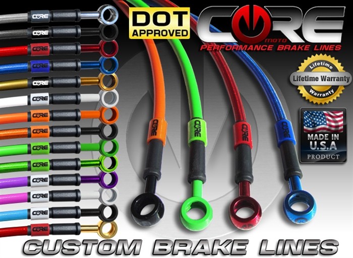 COREMOTO カラーブレーキホース CBR600F2/F3/F4/F4i