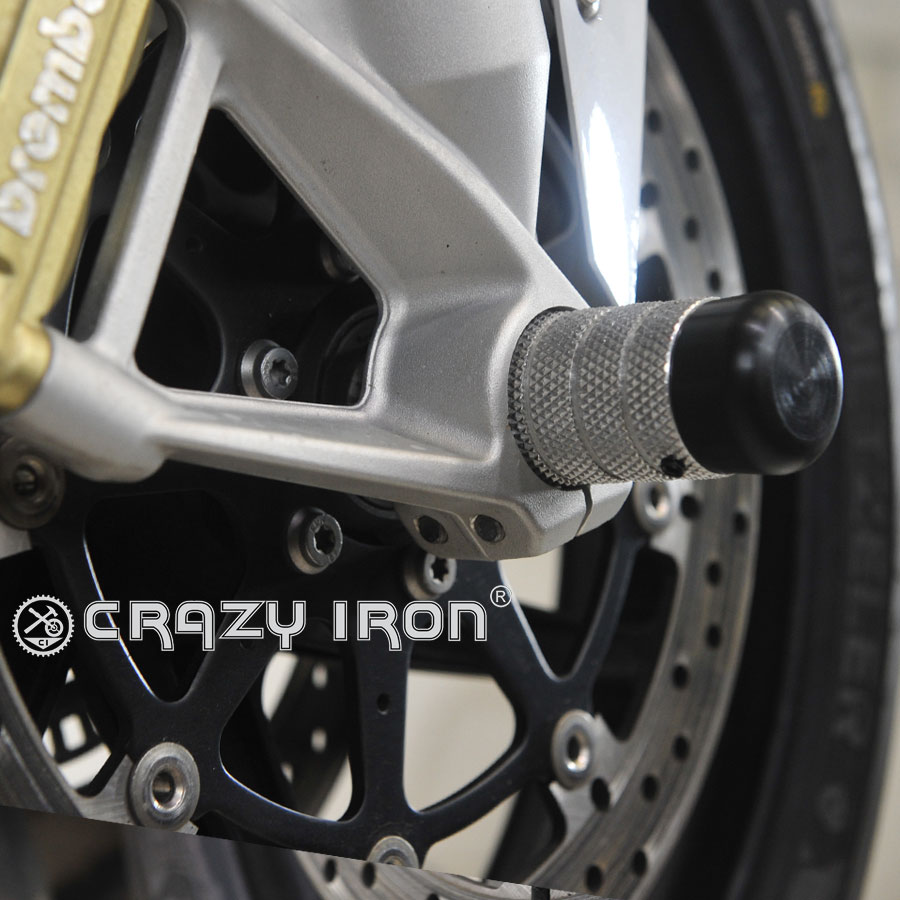 CRAZY IRON スタント用 フロントアクスルスライダー S1000RR (12-20) HP4 (11-14)