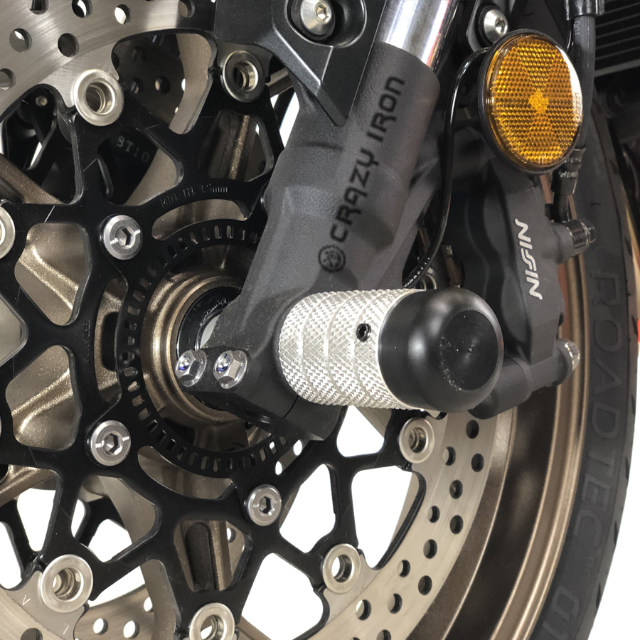 CRAZY IRON スタント用 フロントアクスルスライダー CB650R NEO SPORTS CAFE CBR650R (19-)