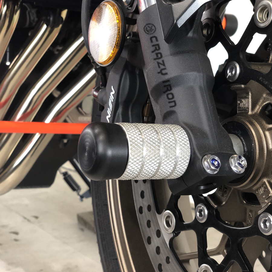CRAZY IRON スタント用 フロントアクスルスライダー CB650R NEO SPORTS CAFE CBR650R (19-)