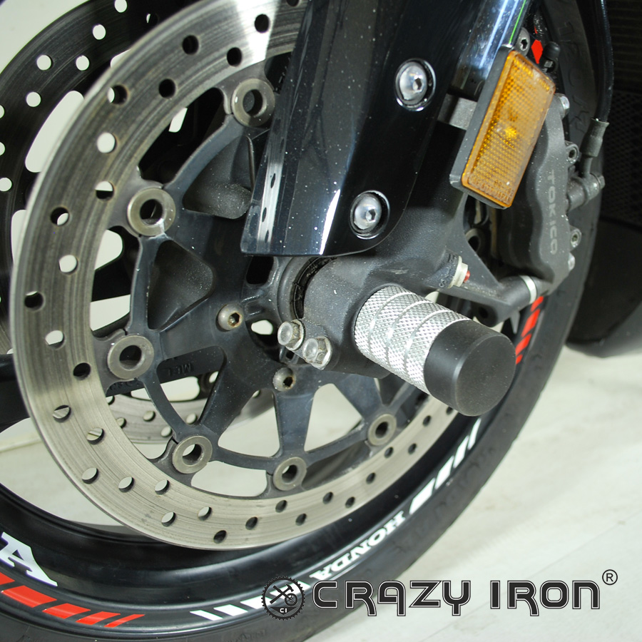 CRAZY IRON スタント用 フロントアクスルスライダー CBR1000RR (06-07)