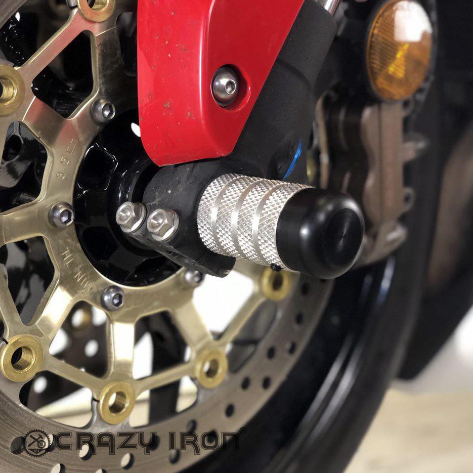 CRAZY IRON スタント用 フロントアクスルスライダー CBR600RR (13-)