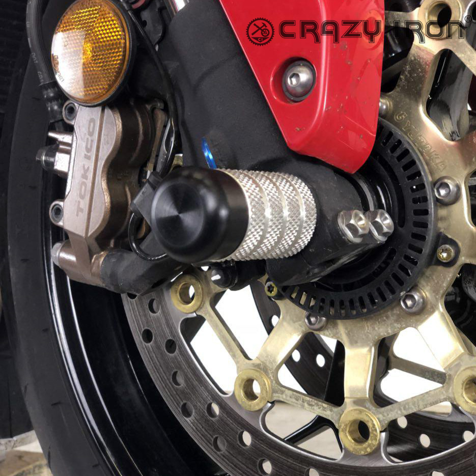 CRAZY IRON スタント用 フロントアクスルスライダー CBR600RR (13-)