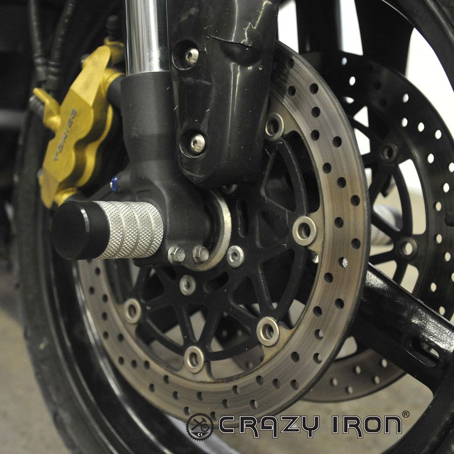 CRAZY IRON スタント用 フロントアクスルスライダー GSX-R600 GSX-R750 (04-05)