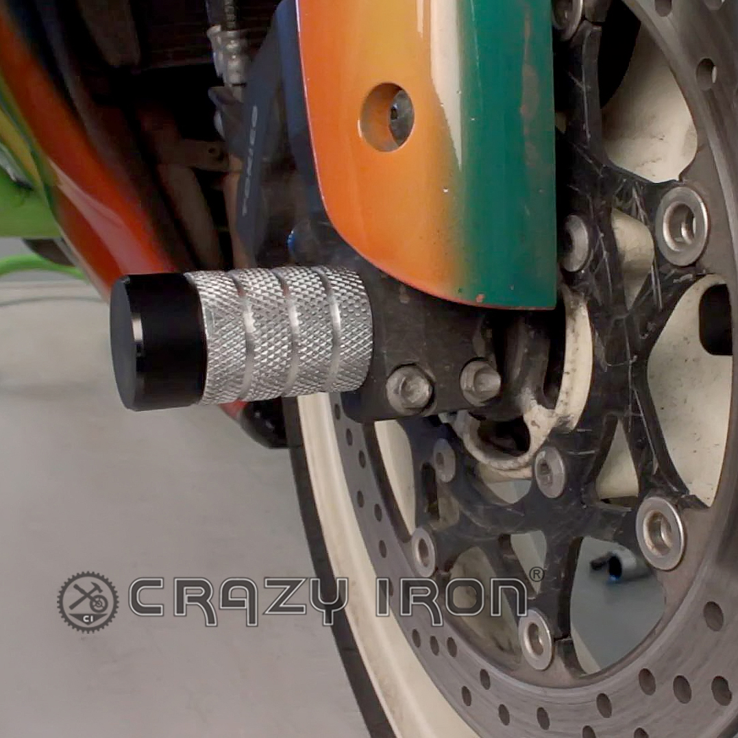 CRAZY IRON スタント用 フロントアクスルスライダー GSX-R600 GSX-R750 (06-10)