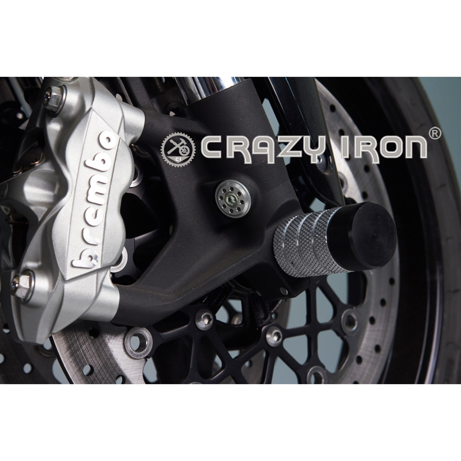CRAZY IRON スタント用 フロントアクスルスライダー GSX-R600 GSX-R750 (11-)