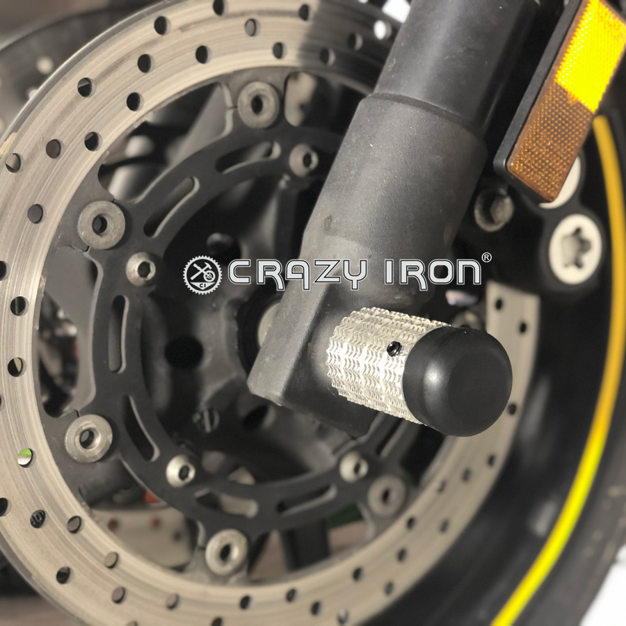CRAZY IRON スタント用 フロントアクスルスライダー FZ6S FZ6N (04-09)