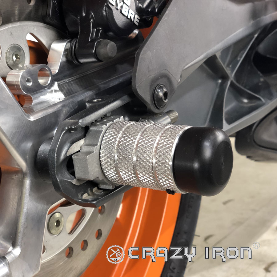 CRAZY IRON スタント用 リア アクスルスライダー KTM RC125 RC200 RC250 RC390