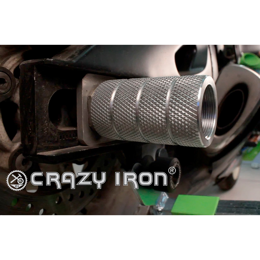 CRAZY IRON スタント用 リア アクスルスライダー GSX-R600 GSX-R750 (06-10)