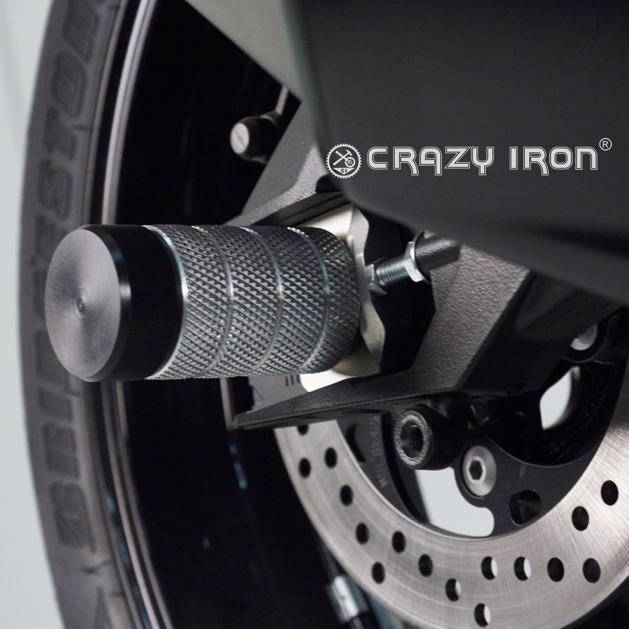 CRAZY IRON スタント用 リア アクスルスライダー GSX-R600 GSX-R750 (11-)