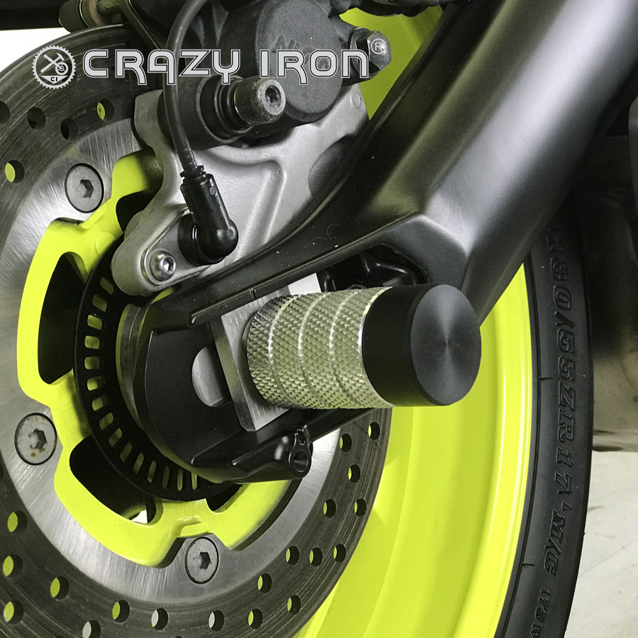 CRAZY IRON スタント用 リア アクスルスライダー MT-09 FZ-09 (17-20)