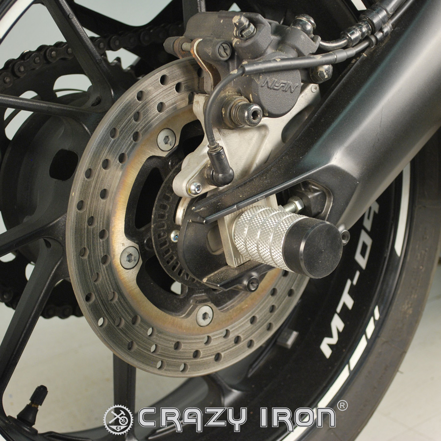 CRAZY IRON スタント用 リア アクスルスライダー MT-09 FZ-09 (13-16) XSR900 トレーサー (14-20)