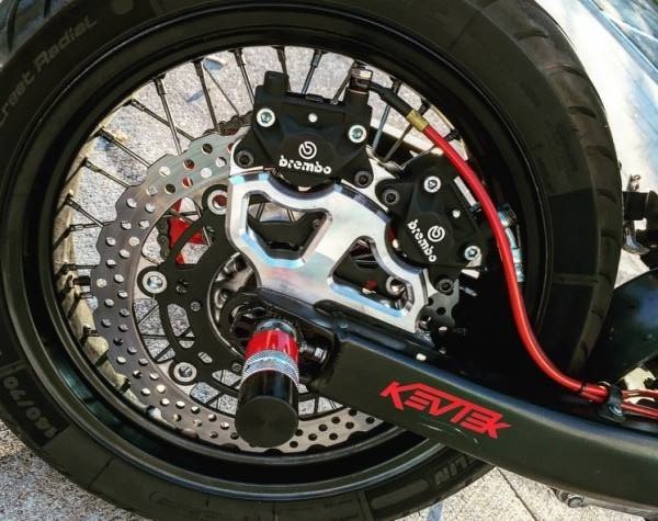 KEVTEK WR250X 用 デュアルキャリパーブラケット / ビッグローターキット