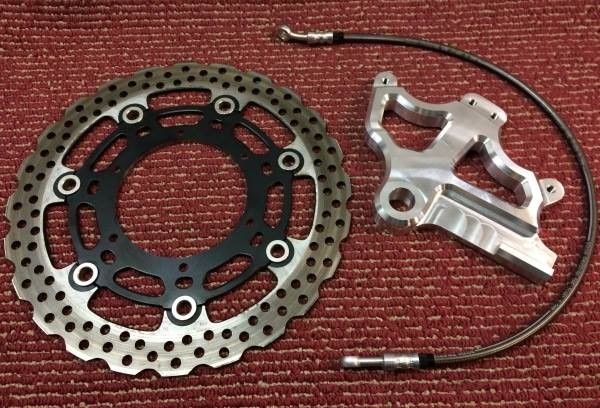 KEVTEK WR250X 用 デュアルキャリパーブラケット / ビッグローターキット
