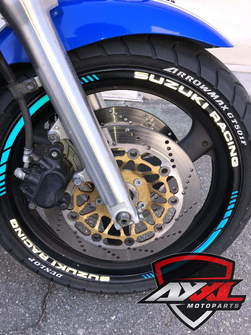 カスタムリムステッカー SUZUKI RACING
