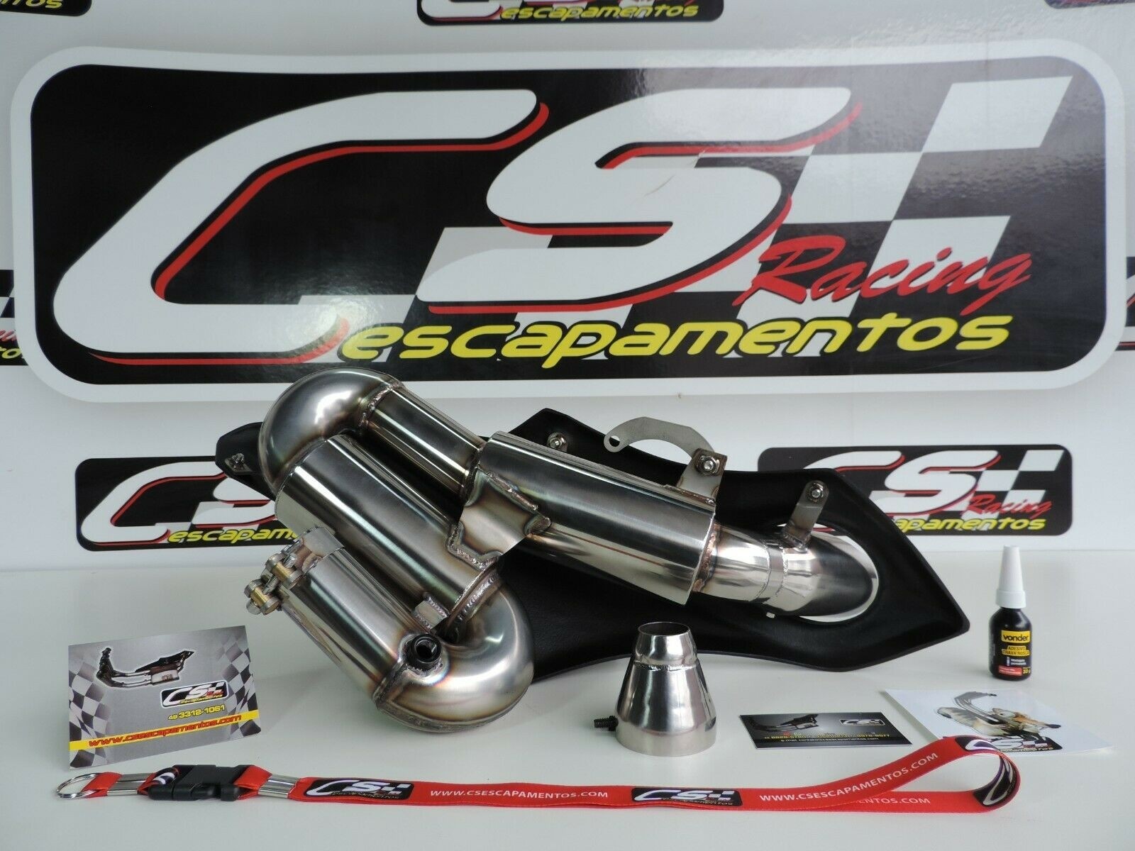 CS Racing アンダーマウントスリップオンマフラー CBR1000RR (14-16) (ヨーロッパモデル)
