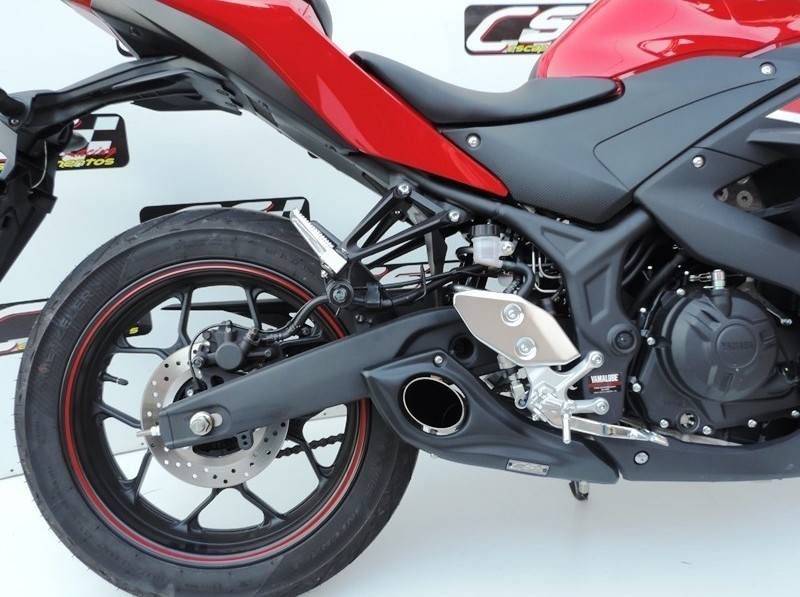 CSRacing製 アンダーマウントフルエキゾーストマフラー YZF-R25/R3